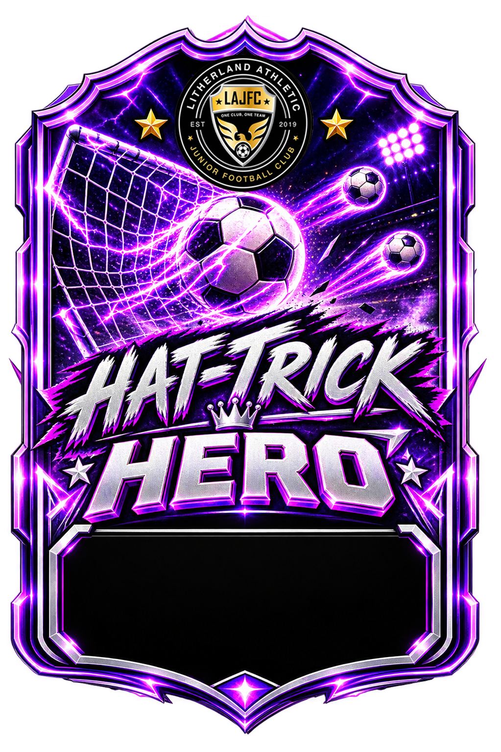 Hat-Trick Hero card artwork