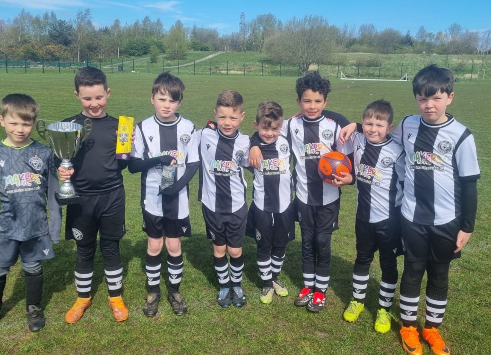 LAJFC U9 Greys team photo